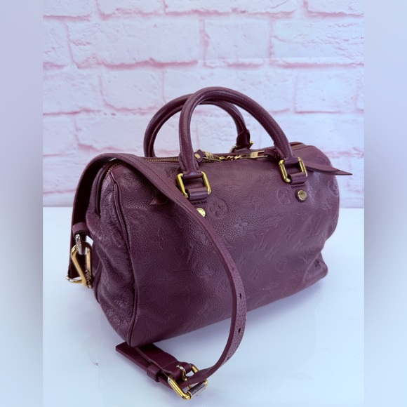 Louis Vuitton Handbags - Louis Vuitton Plum Empreinte Speedy 25 Handbag Shoulder Bag